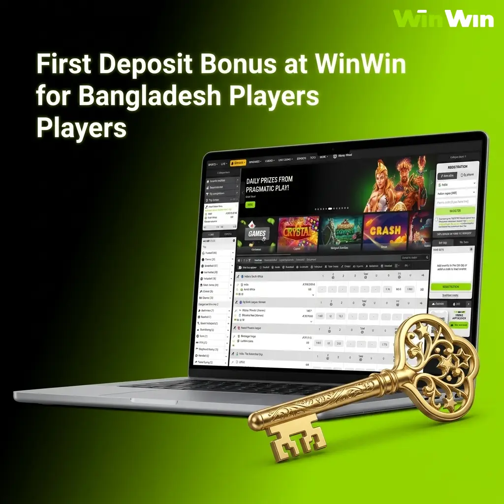WinWin first deposit bonus offers for Bangladesh players: up to 14,000 BDT sports or 48,000 BDT casino package