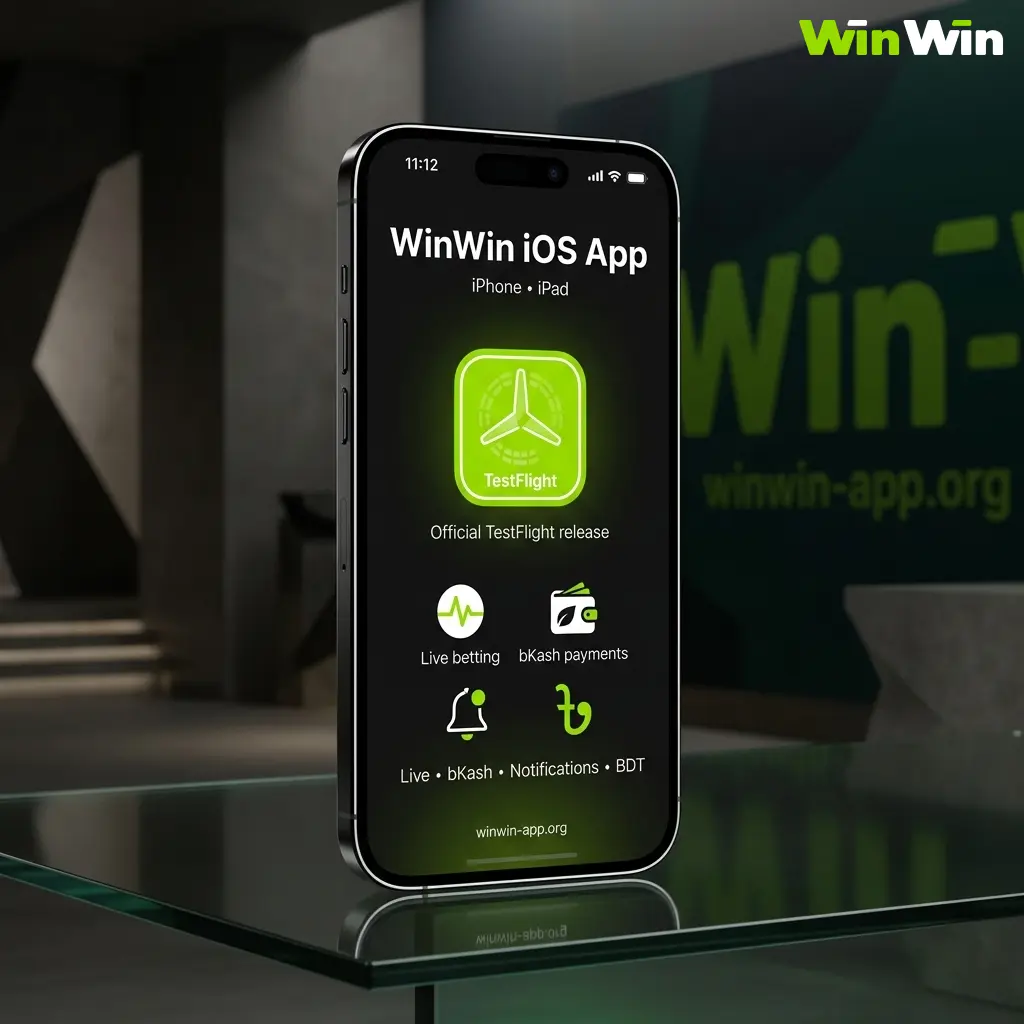 Legitimate WinWin iOS installation method using TestFlight for Bangladesh users