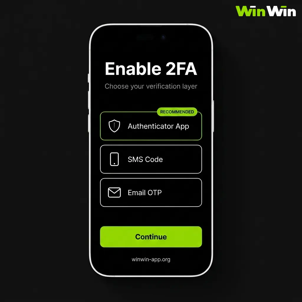 A descriptive image related to the enabling 2FA.