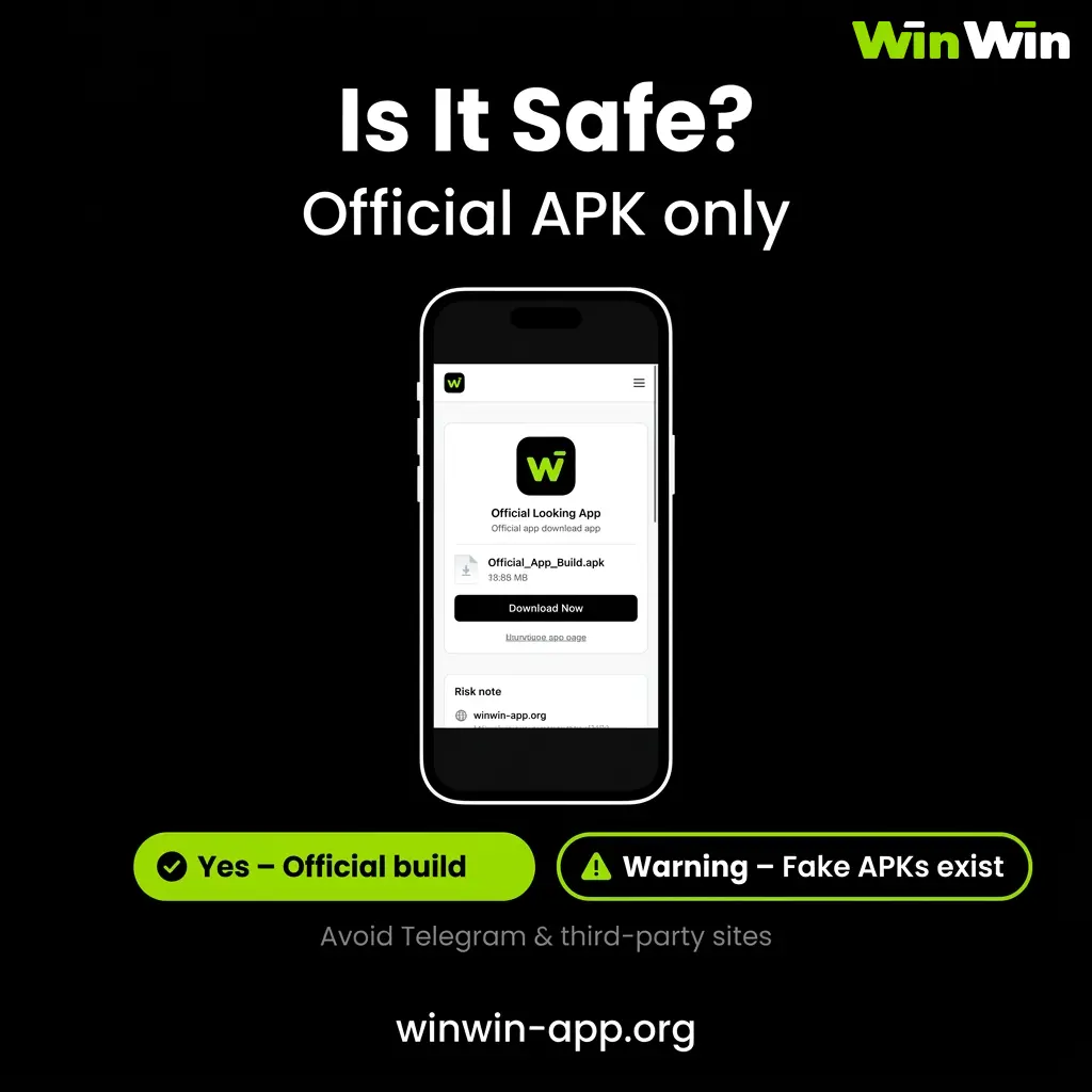 WinWin APK safety for Bangladesh users - official build from winwin dot bet available on this page is verified version.
