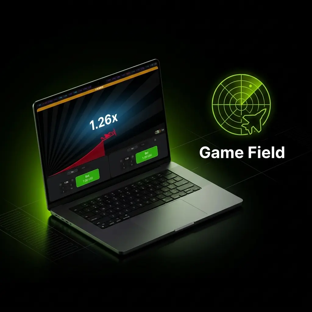 Aviator game interface layout showing cash-out button, bet controls, and demo mode panel for BDT players.