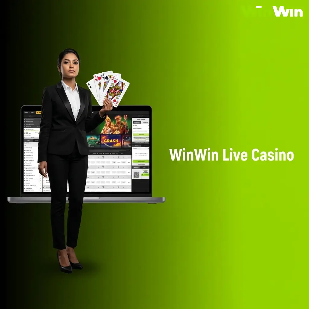 WinWin Live Casino with professional dealers streaming HD baccarat, blackjack, roulette, Andar Bahar and Teen Patti for Bangladesh players